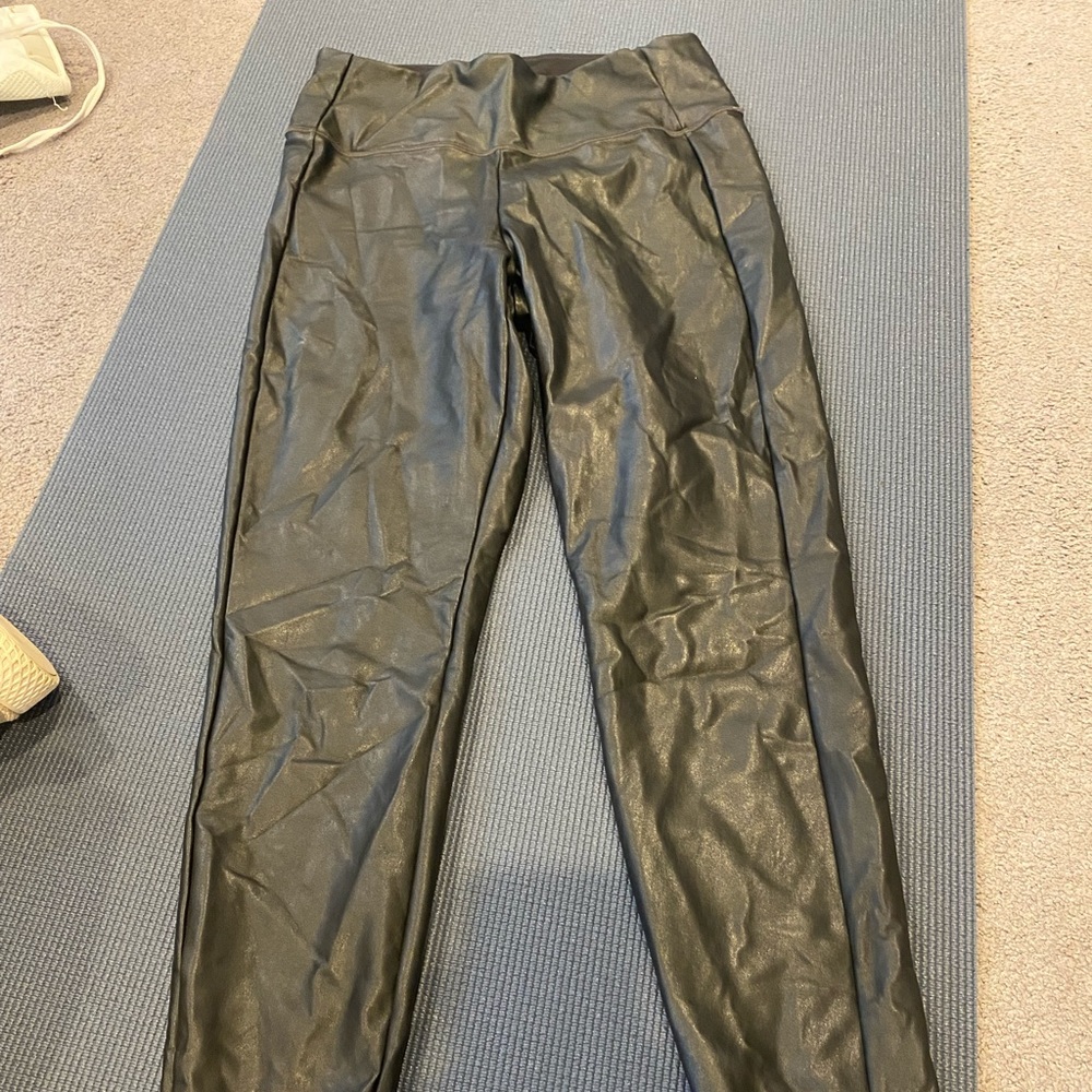 Leather Athleta Leggings